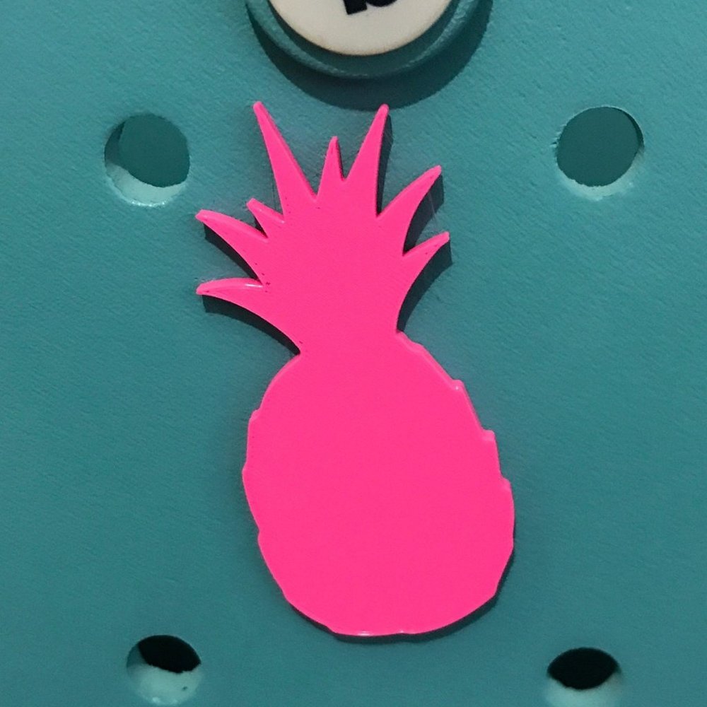 Pineapple Bogg Bag Bit Charm-Bogg Charm